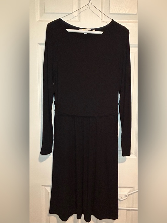 Boden Dresses & Skirts - Boden Black Long-Sleeve Midi Dress with Pockets Sz. 6R